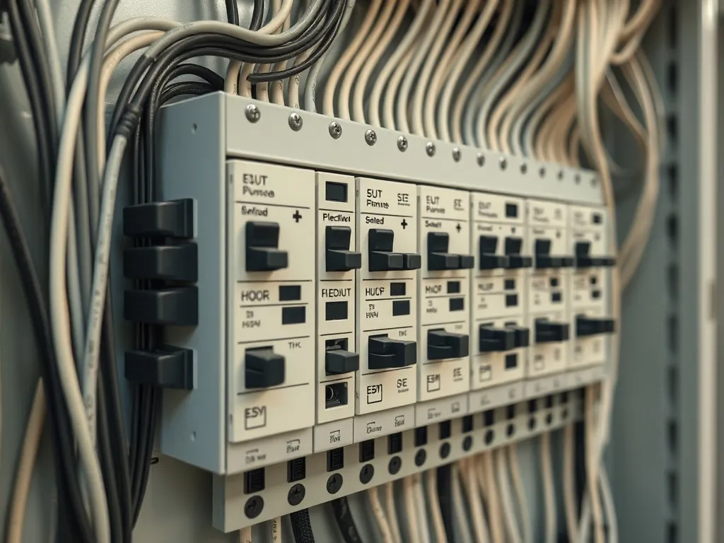 A professional, clean, close-up photo of a modern high-tech